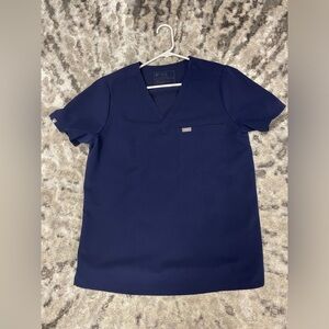 FIGS Navy Blue Scrub Top